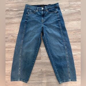 Free Assembly Women Barrel Ankle Jeans, 27"  size 4